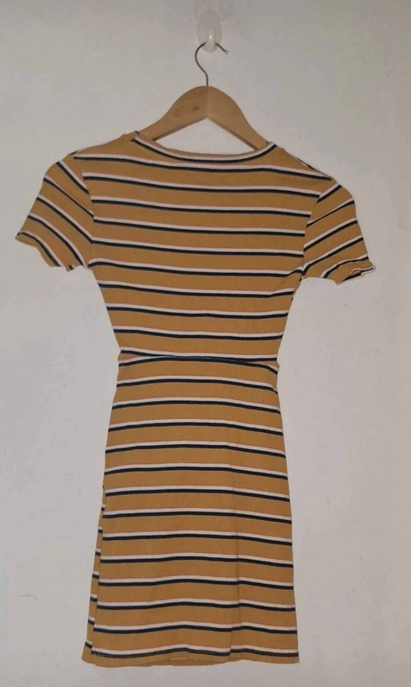 Robe bershka mini en maille rayée avec fente édition limitée Y2K – photo 3
